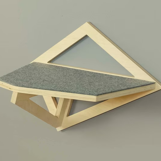 NEKO SHELF for cats, Modern cat step, Cat shelf, Cat climbing wall, Cat wall furniture, Cat furniture, katzenmbel, kletterwand katze