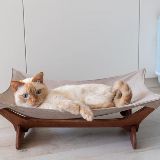 Cat hammock, cat bed, cat hammock stand, cat hammock bed, cat couch, outdoor cat hammock, wood cat hammock cooling, cat hanging bed